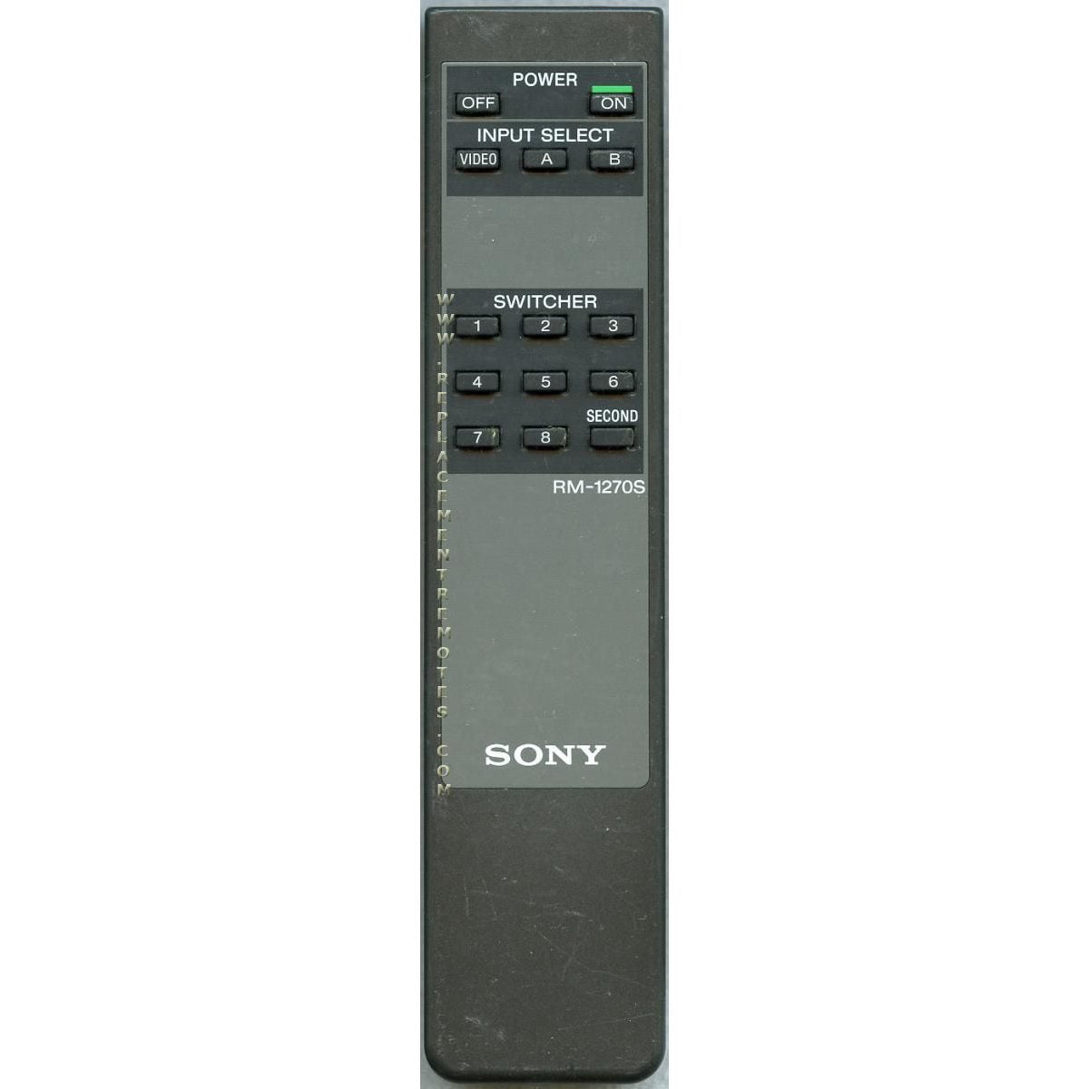 Sony RM1270S TV Remote Control