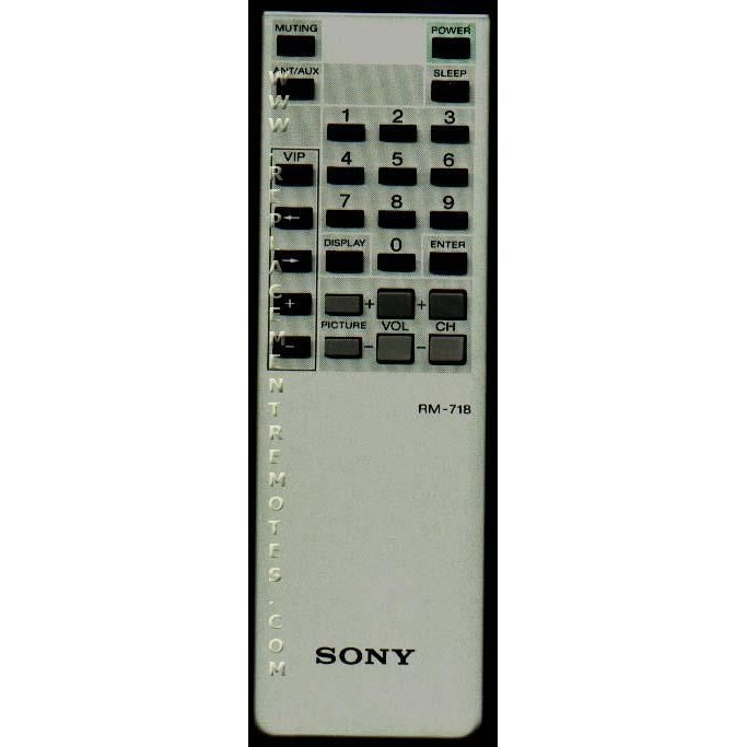 Sony RM-718 TV Remote Control - RM718