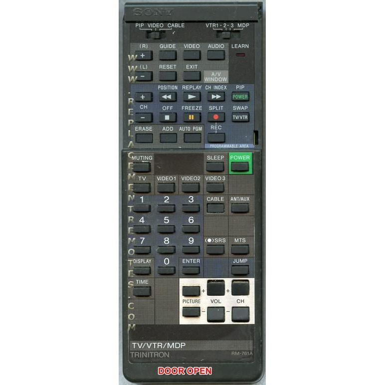 Sony RM-761 TV Remote Control - RM761