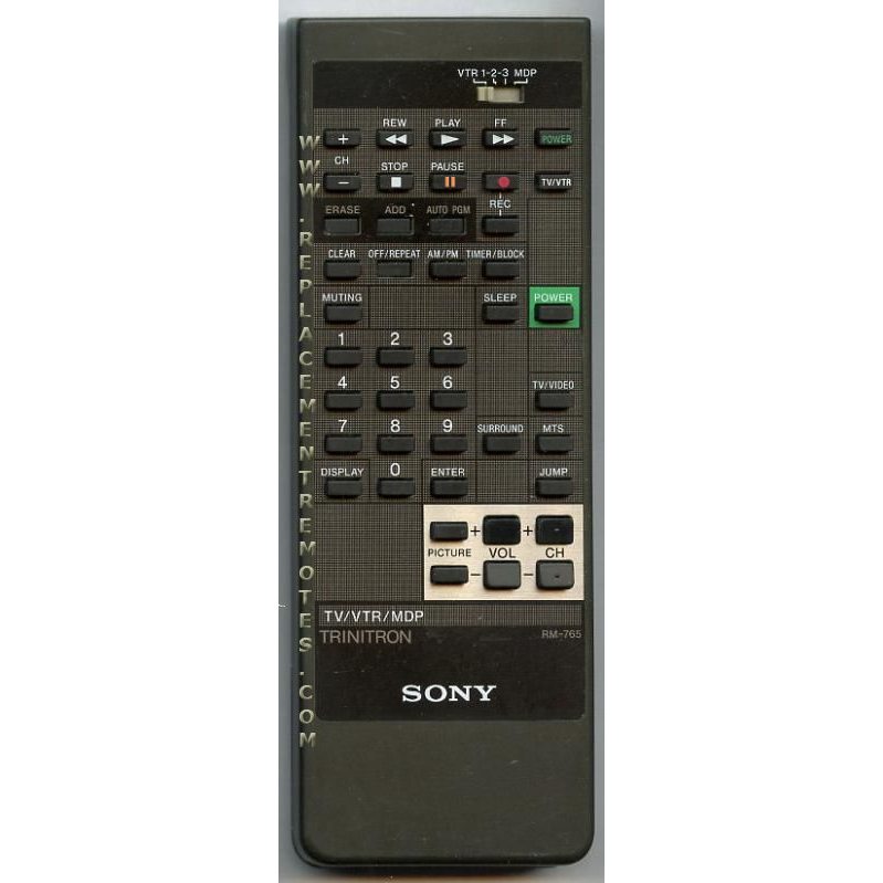 Sony RM-765 TV Remote Control - RM765