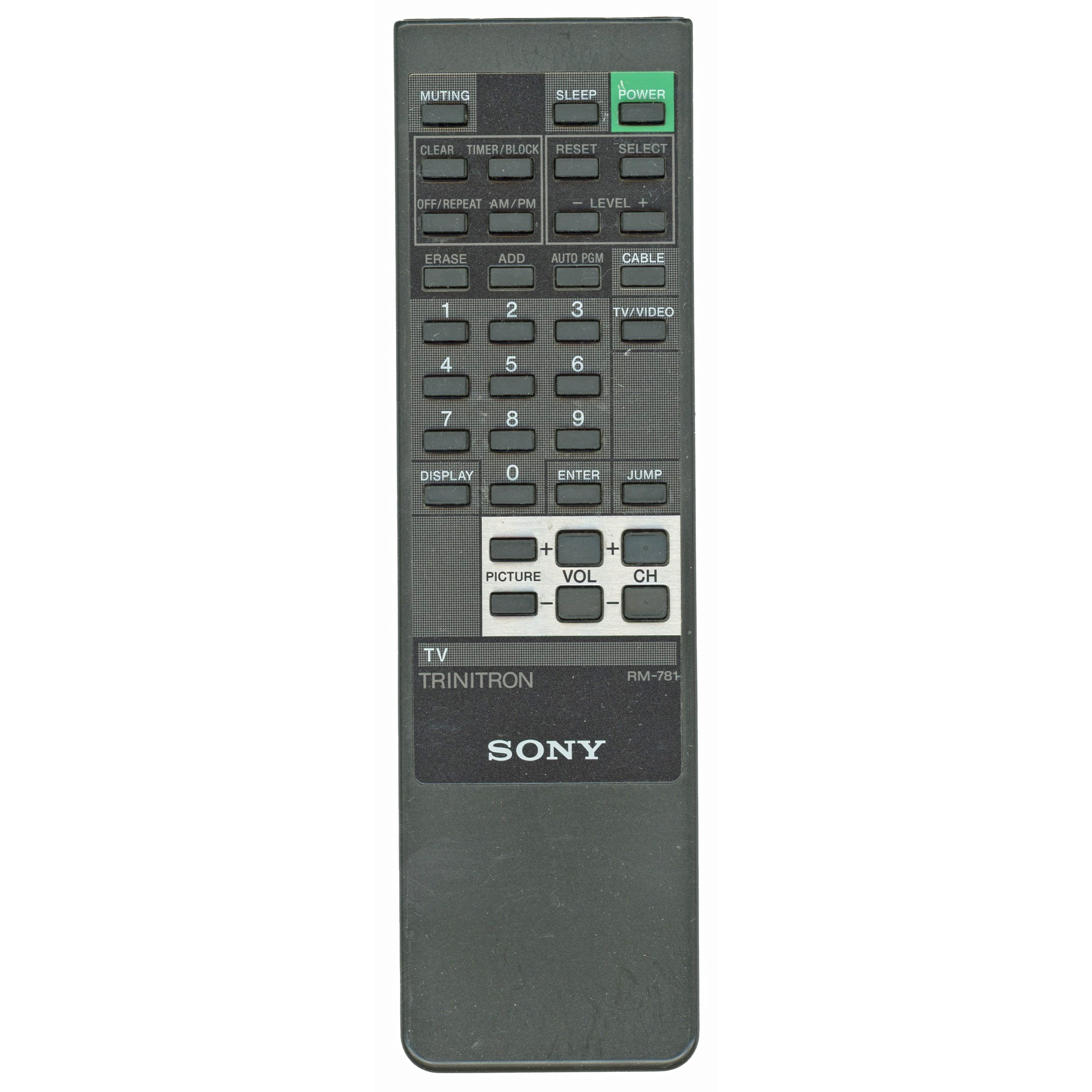 Sony RM-781 TV Remote Control - RM781