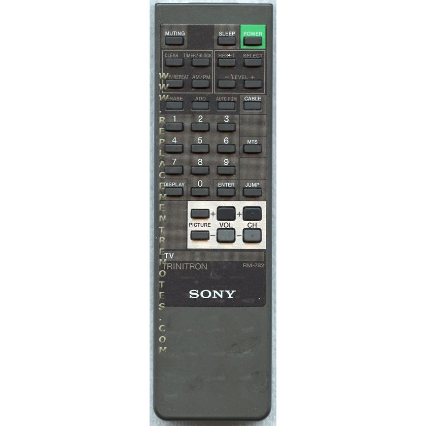 Sony RM782 TV Remote Control