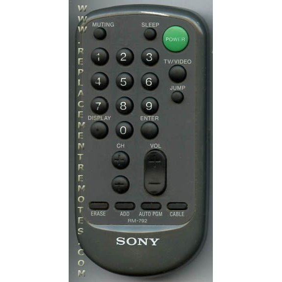 Sony RM-792 TV Remote Control - RM792