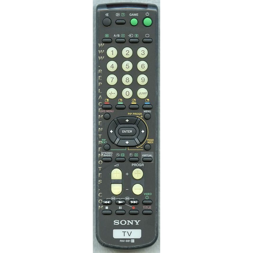 Control remoto para televisor Sony RM881