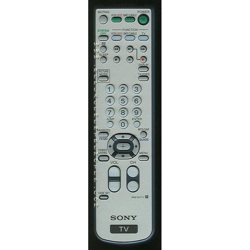 Control remoto para televisor Sony RM917Y