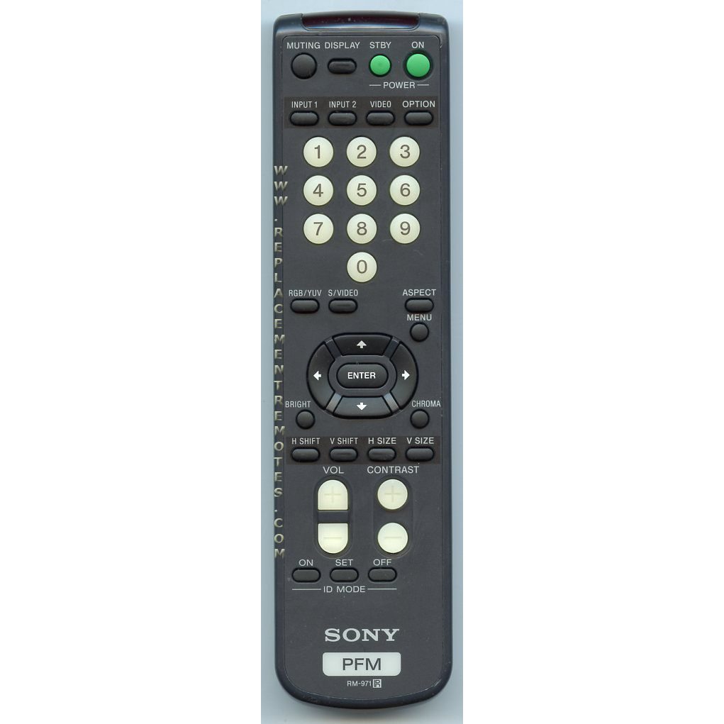 Sony RM-971 Monitor Remote Control - RM971