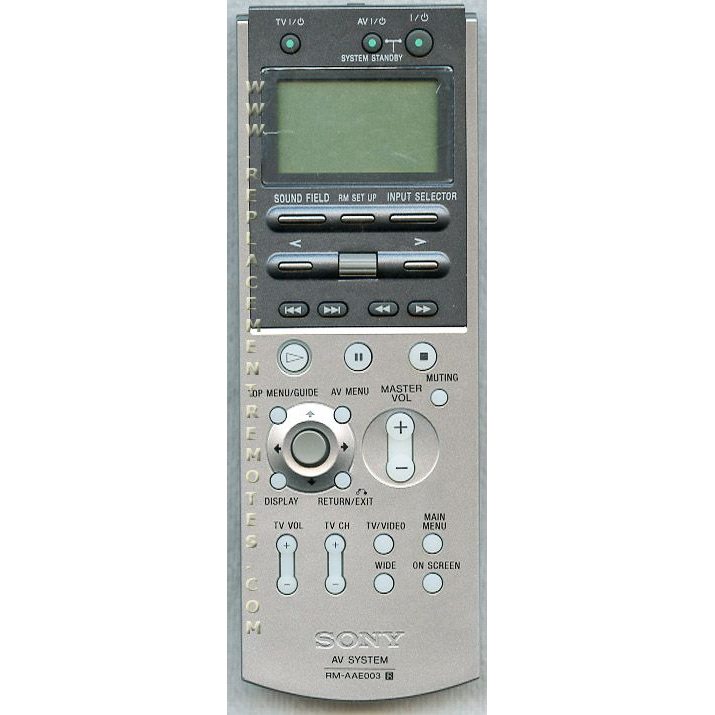 Sony RM-AAE003 Receiver Remote Control - RMAAE003