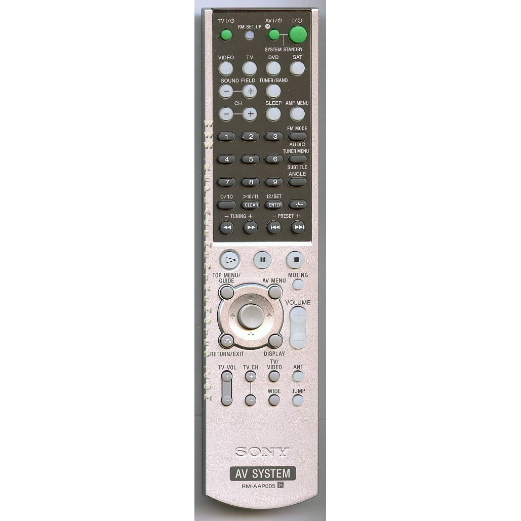 Sony RM-AAP005 Receiver Remote Control - RMAAP005
