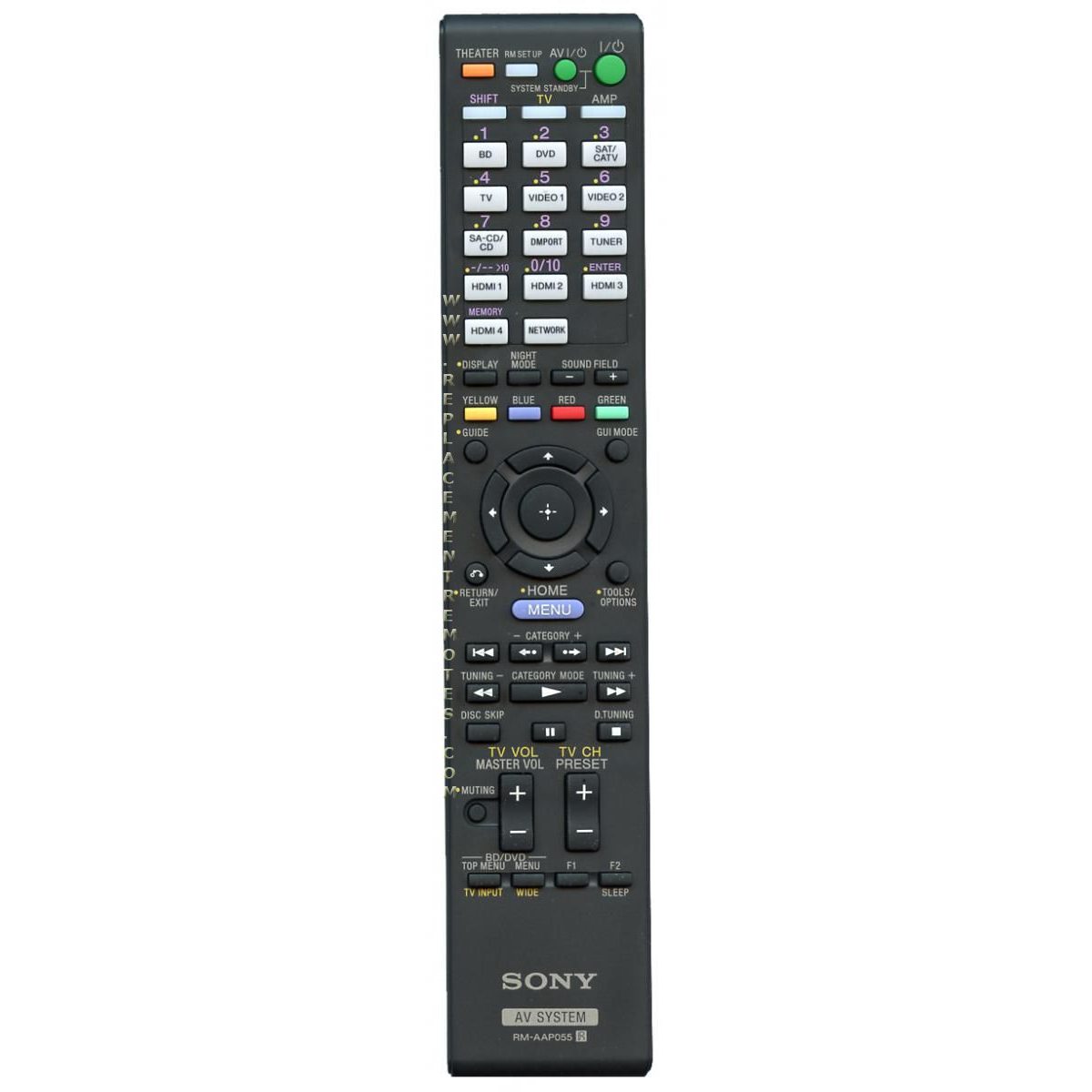 Sony RM-AAP055 Receiver Remote Control - RMAAP055