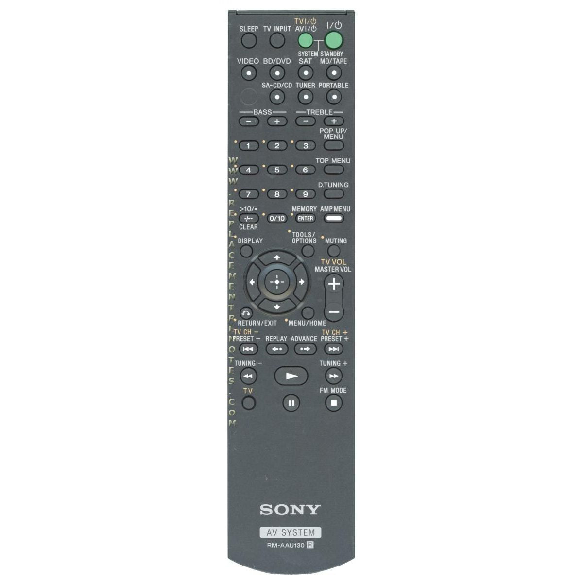Sony RM-AAU130 Home Theater Remote Control - RMAAU130
