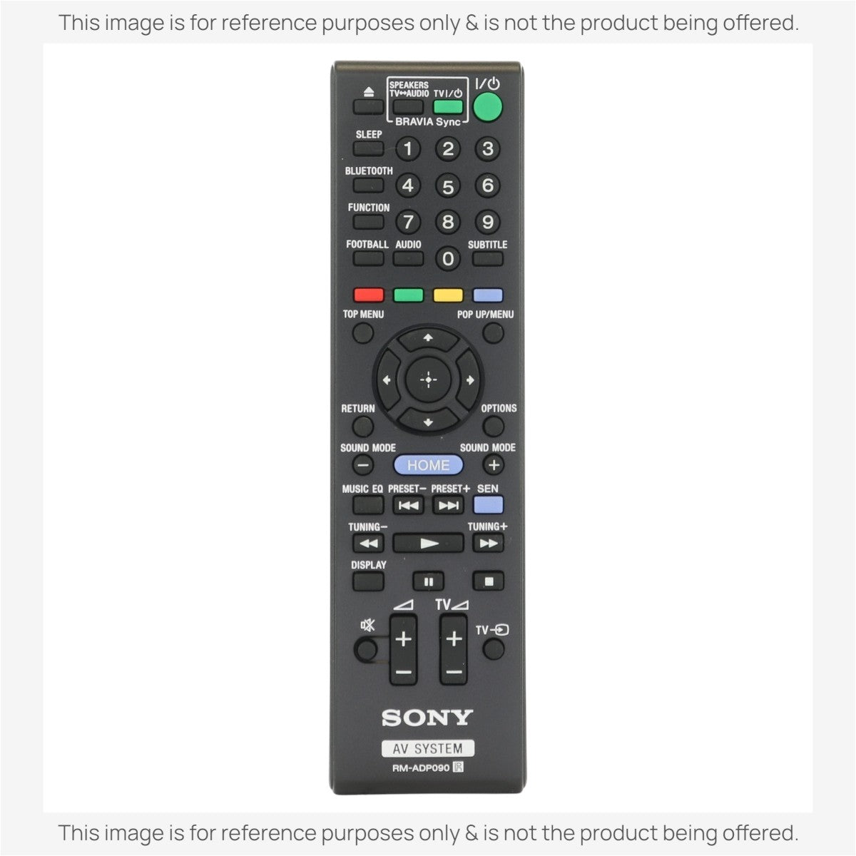 Télécommande Sony RM-ADP090 pour système home cinéma Blu-ray Disc/DVD - 1-491-940-11