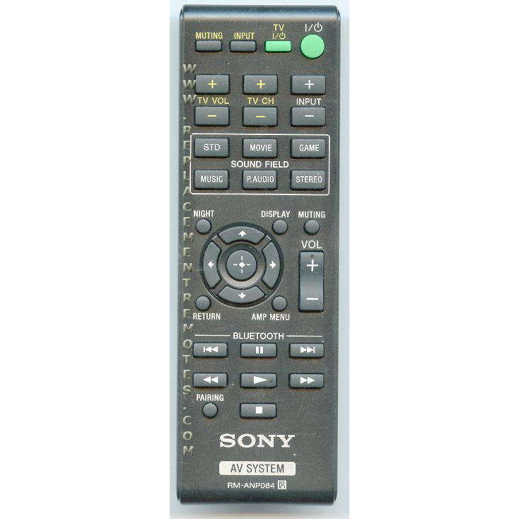 Sony RM-ANP084 SoundBar Home Theater System Audio Remote Control - 149050111 - RMANP084