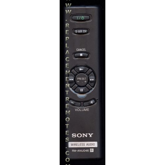 Sony RM-ANU046 Audio Remote Control - RMANU046