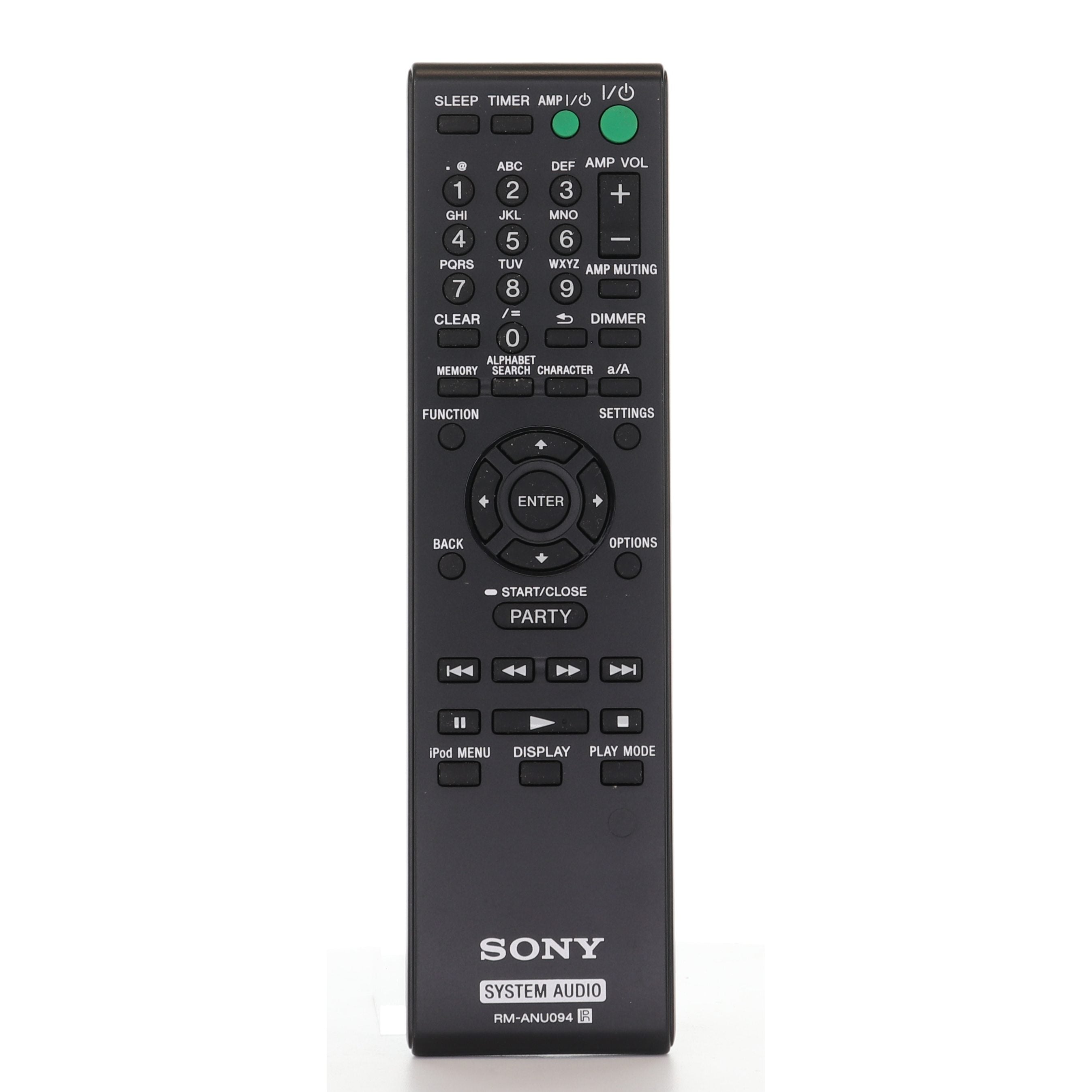 Sony RM-ANU094 Book shelf Audio Remote Control - RMANU094