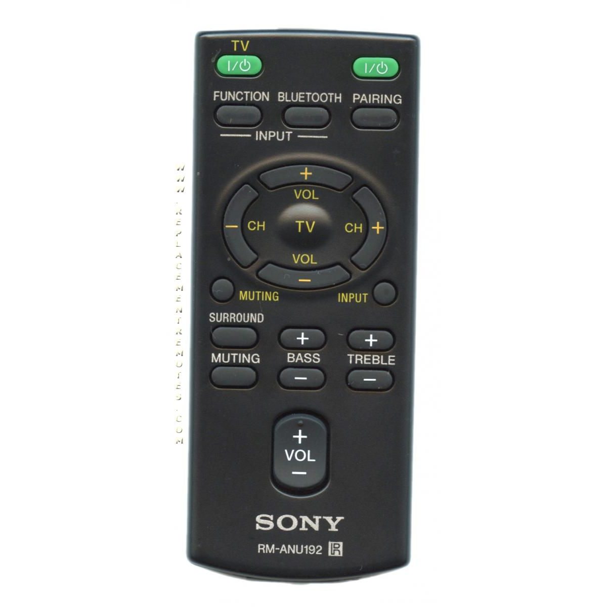 Télécommande audio Sony RMANU192
