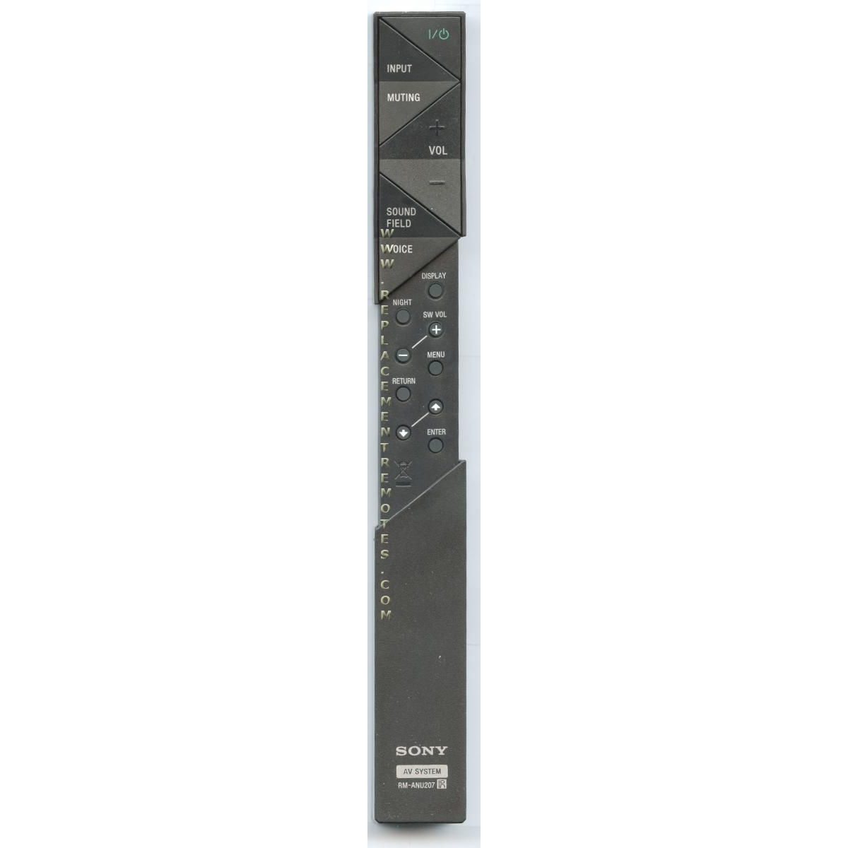 Sony RM-ANU207 Receiver Remote Control - RM-1ANU207 - 1-492-791-11 149279111 - RMANU207