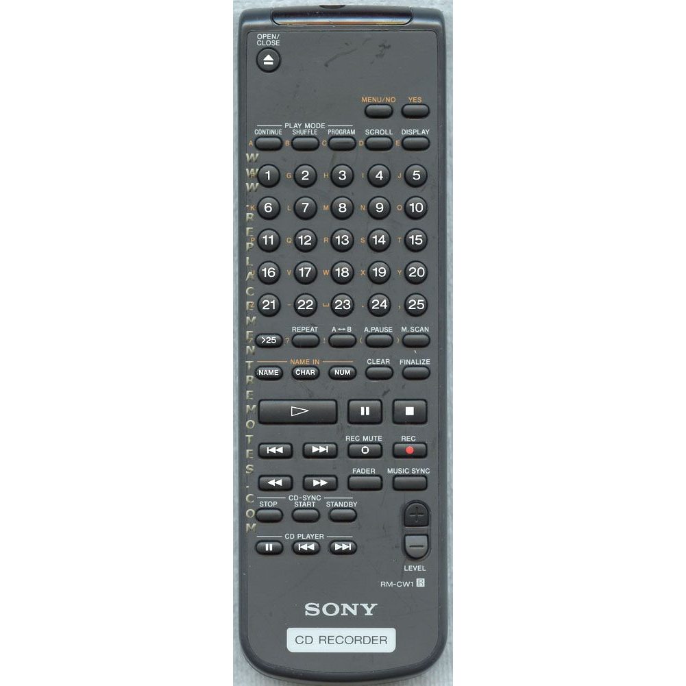 Sony RM-CW1 CD Remote Control - RMCW1