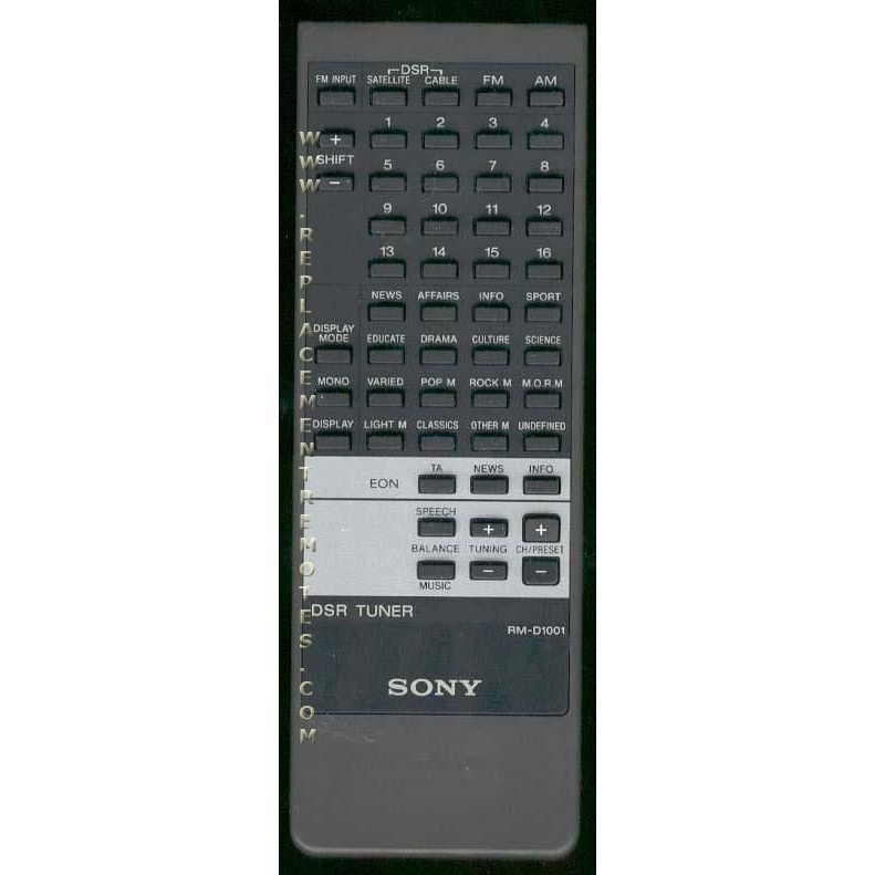 Control remoto de audio Sony RMD1001