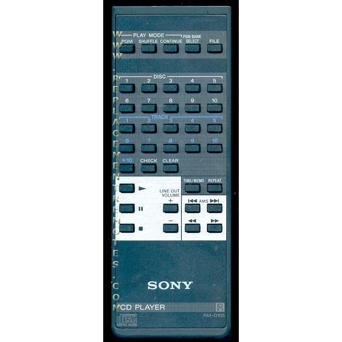Sony RM-D105 Audio Remote Control - RMD105