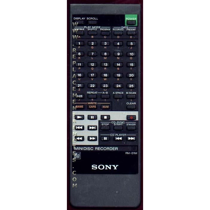 Sony RM-D1M Audio Remote Control - RMD1M