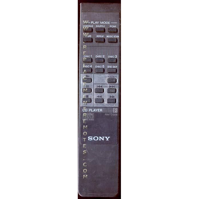 Sony RM-D306 Audio Remote Control - RMD306