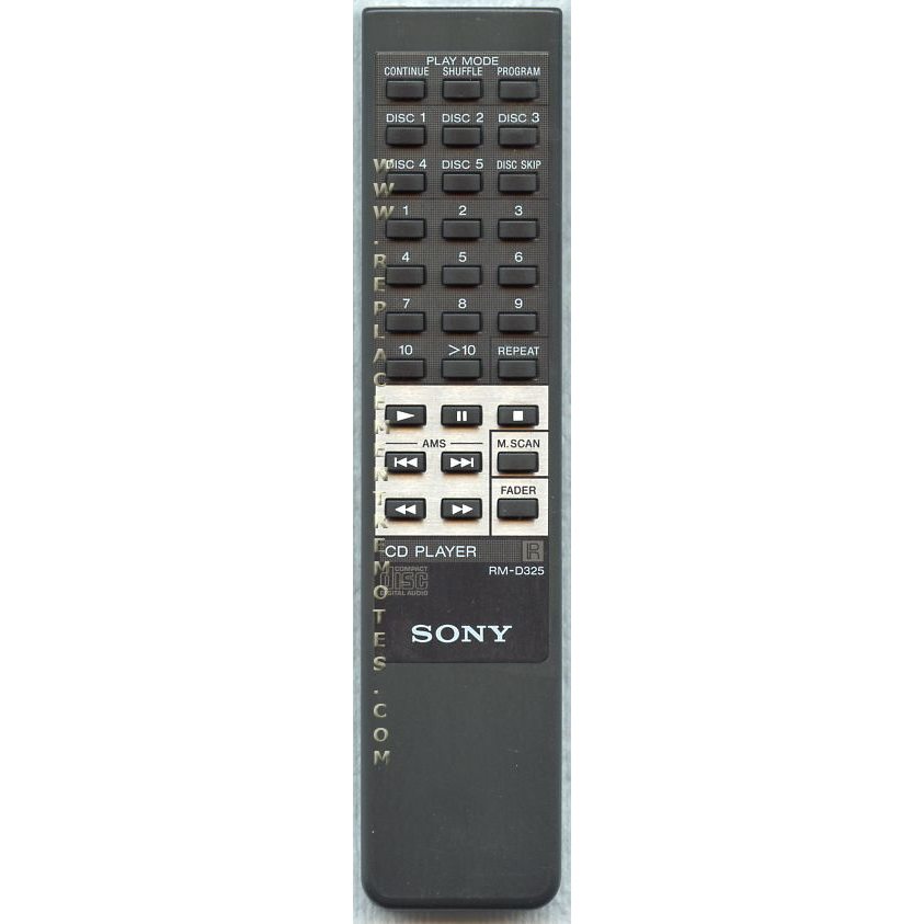 Sony RM-D325 CD Remote Control - RMD325
