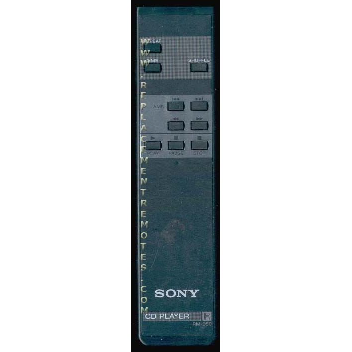 Sony RM-D50 CD Remote Control - RMD50