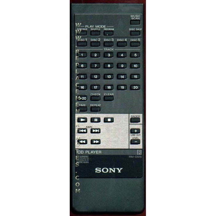 Sony RM-D515 Audio Remote Control - RMD515