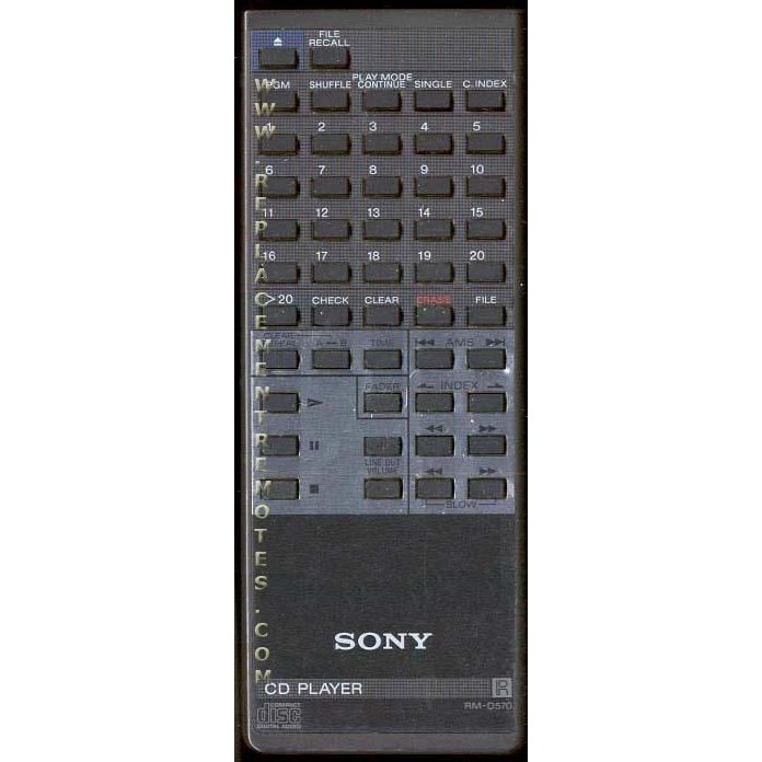 Sony RM-D570 Audio Remote Control - RMD570