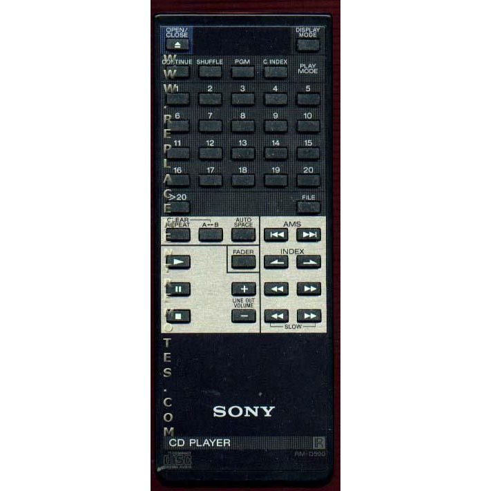 Sony RM-D590 Audio Remote Control - RMD590
