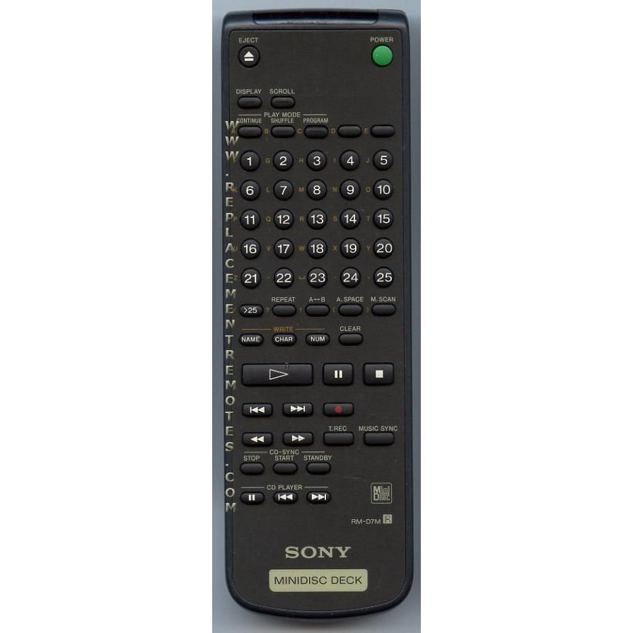 Sony RM-D7M Audio Remote Control - RMD7M