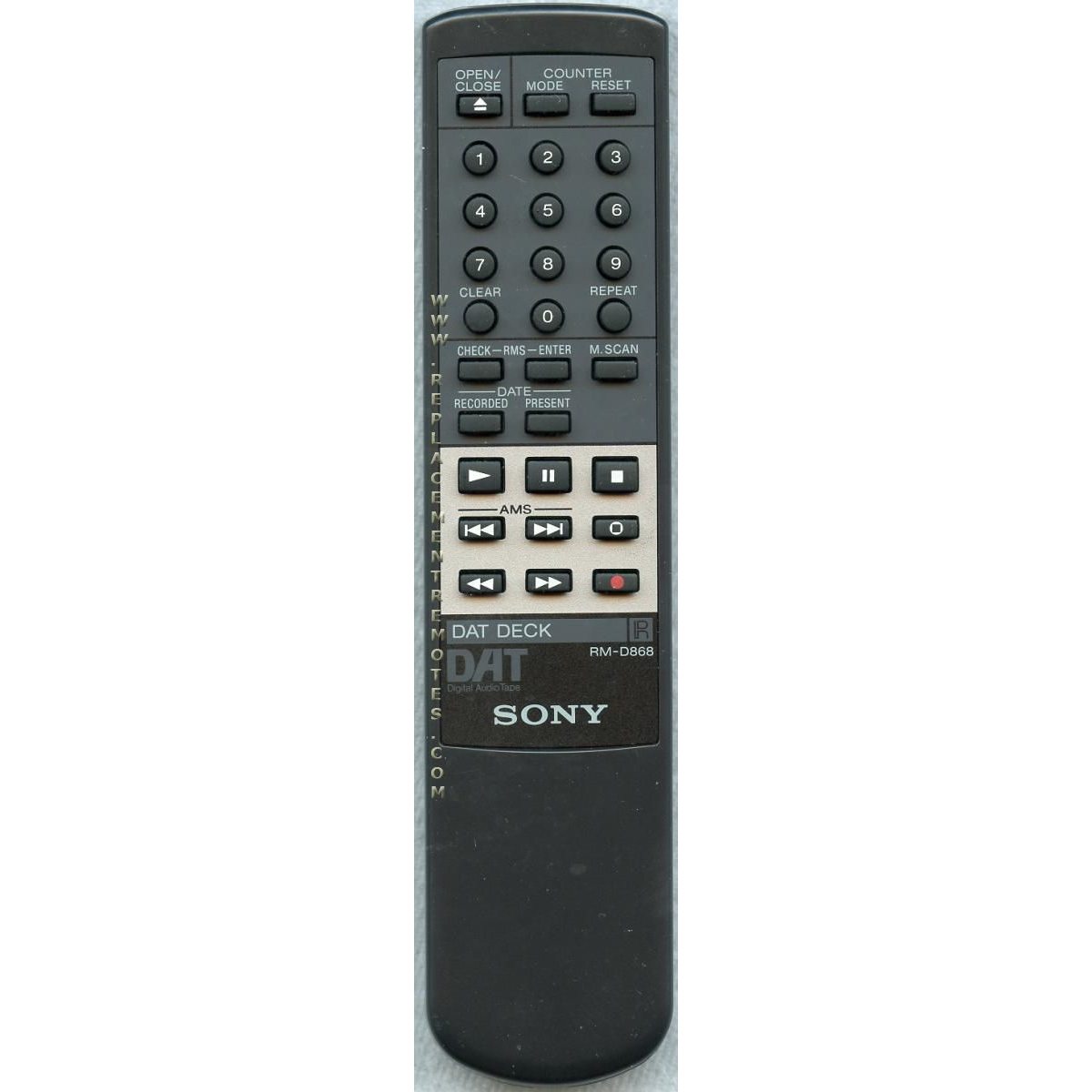 Sony RM-D868 Audio Remote Control - RMD868