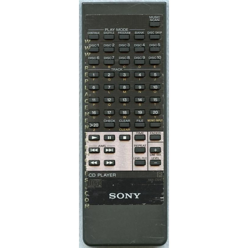 Sony RM-D910 CD Remote Control - RMD910