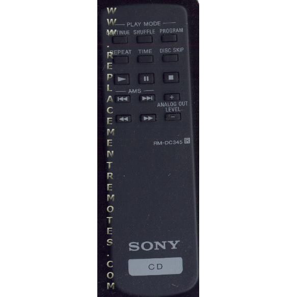 Sony RM-DC345 Audio Remote Control - RMDC345