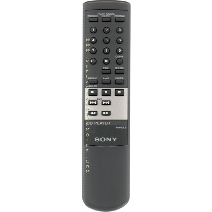 Sony RM-DL3 CD Remote Control - RMDL3