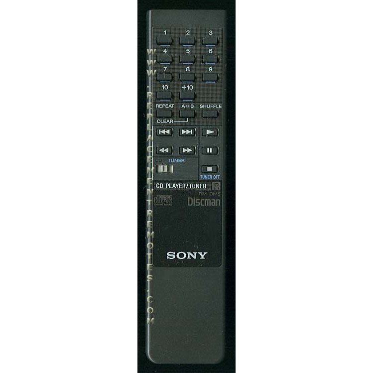 Sony RM-DM5 CD Remote Control - RMDM5