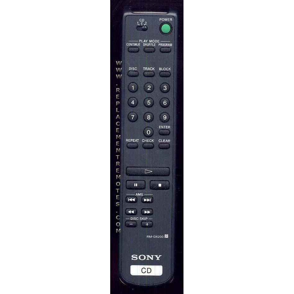 Sony RM-DX200 Audio Remote Control - RMDX200