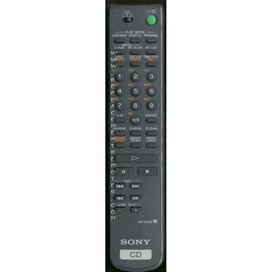 Sony RM-DX240 Audio Remote Control - RMDX240