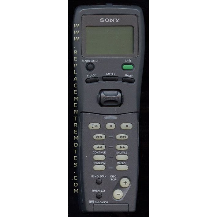 Control remoto del receptor Sony RMDX350