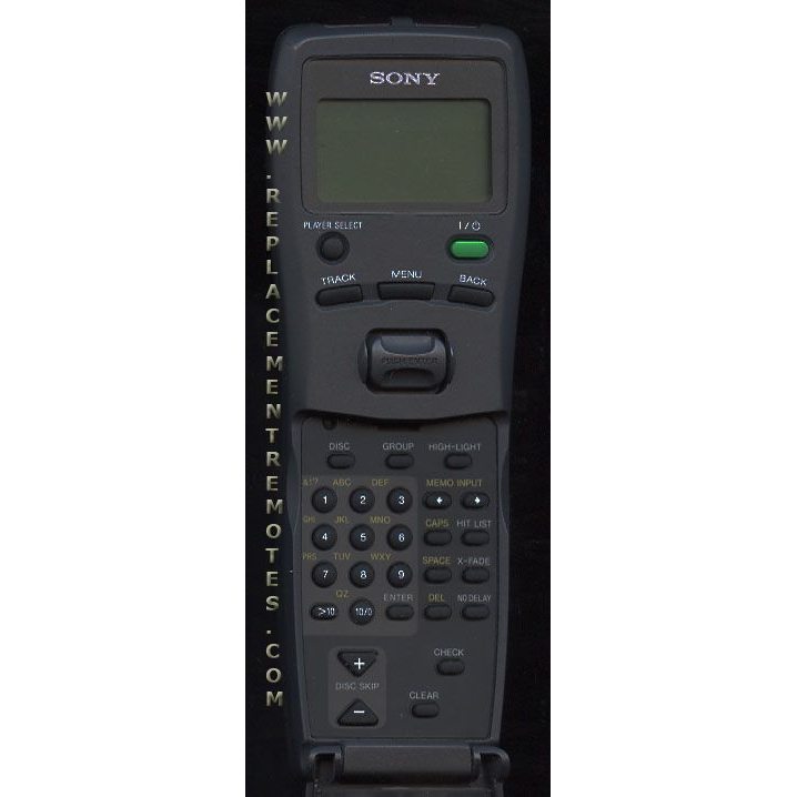 Control remoto del receptor Sony RMDX350