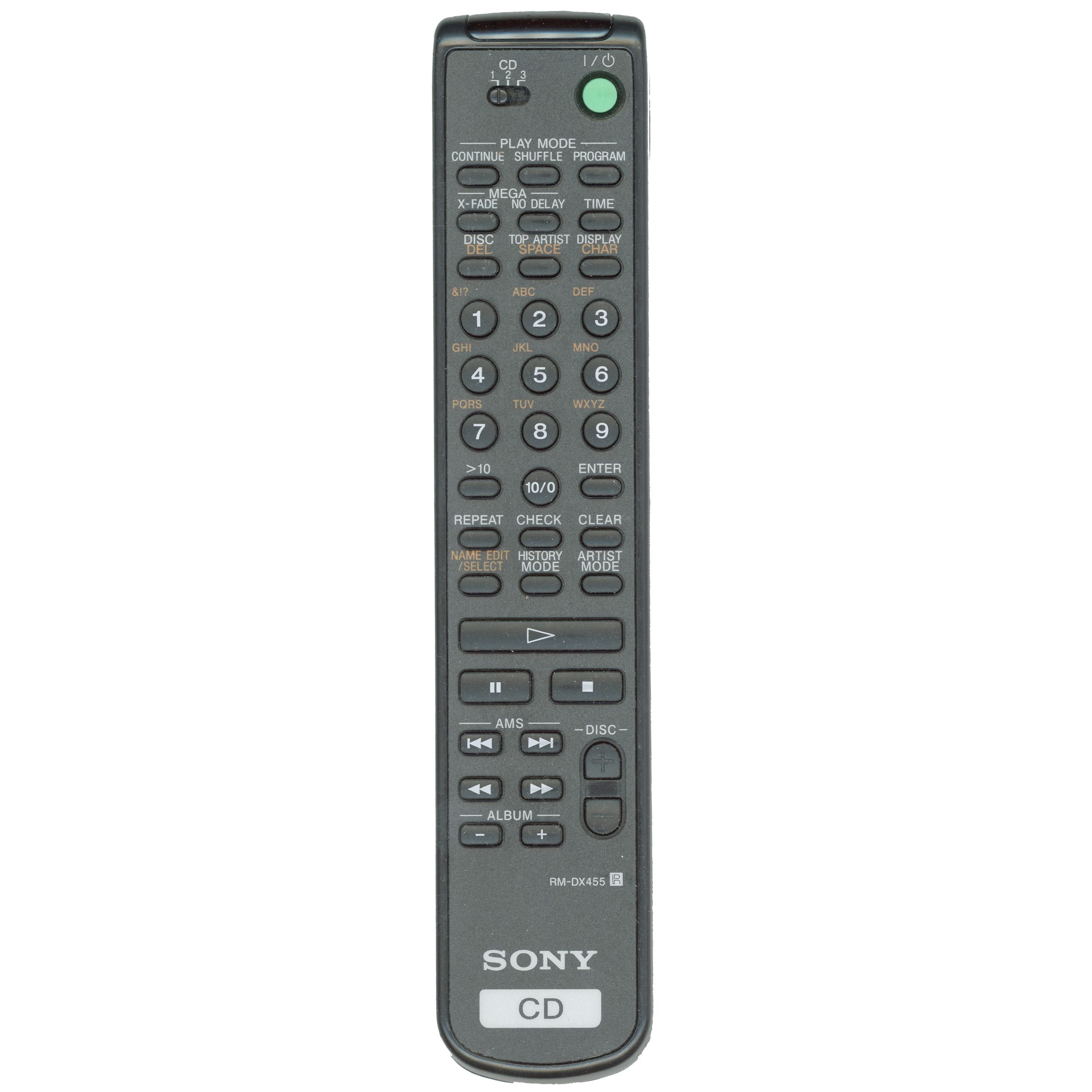 Control remoto de CD Sony RMDX455