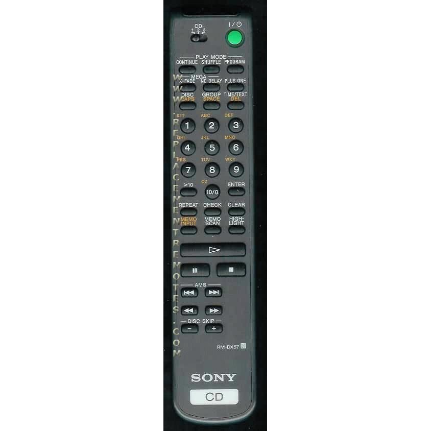 Sony RMDX57 Audio Remote Control