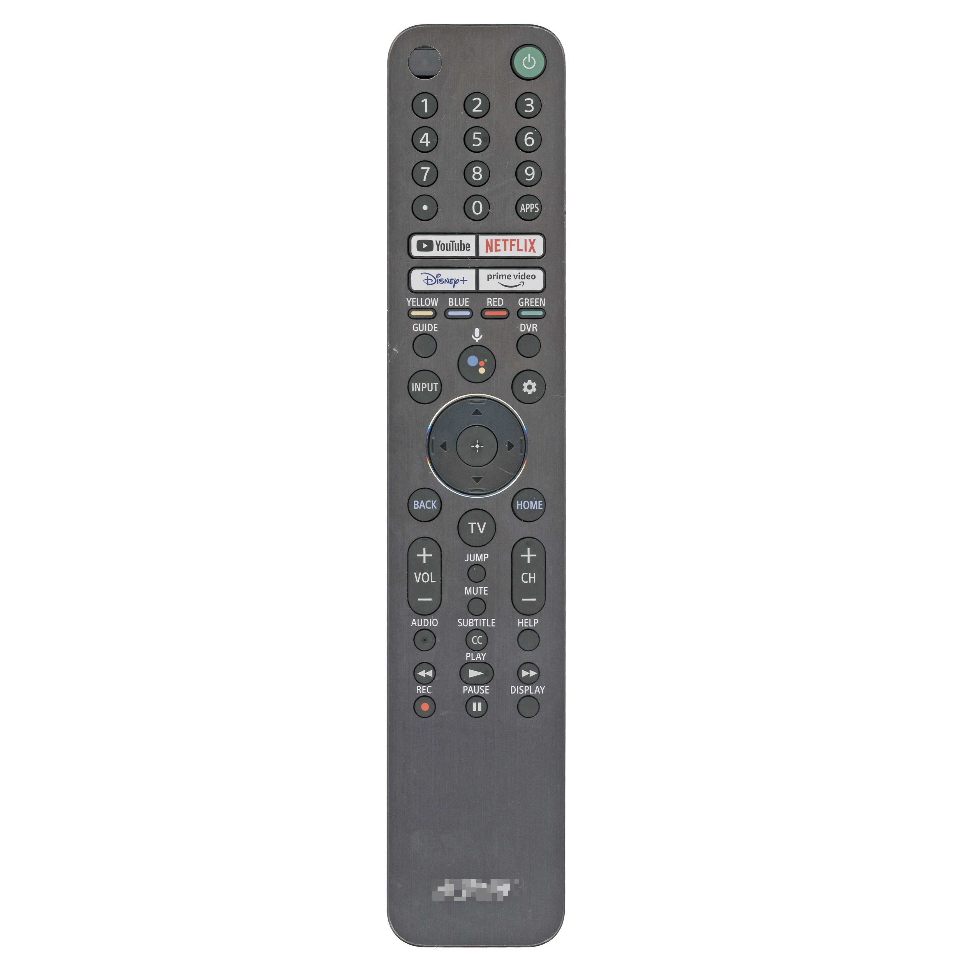 Sony RMF-TX600U Smart TV Remote Control | Voice | Metal Front - 1-493-546-11