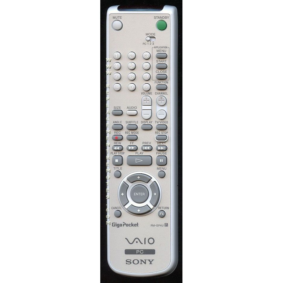 Sony RM-GP4U Media Remote Control - RMGP4U