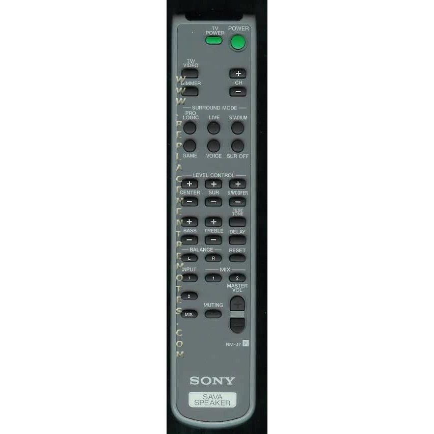 Control remoto de audio Sony RMJ7