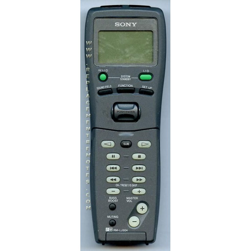 Sony RM-LJ304 Receiver Remote Control - RMLJ304