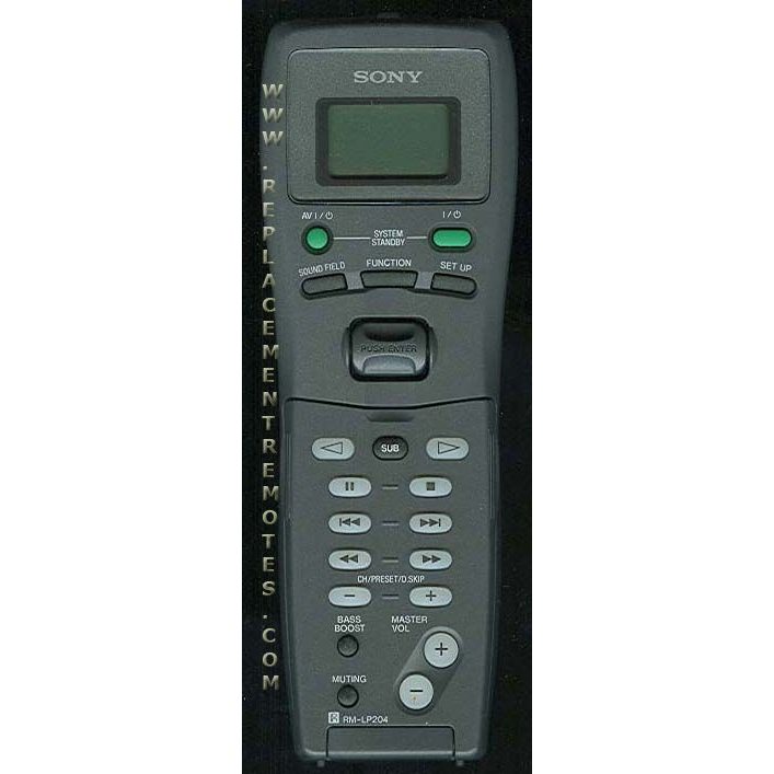 Sony RM-LP204 Receiver Remote Control - RMLP204