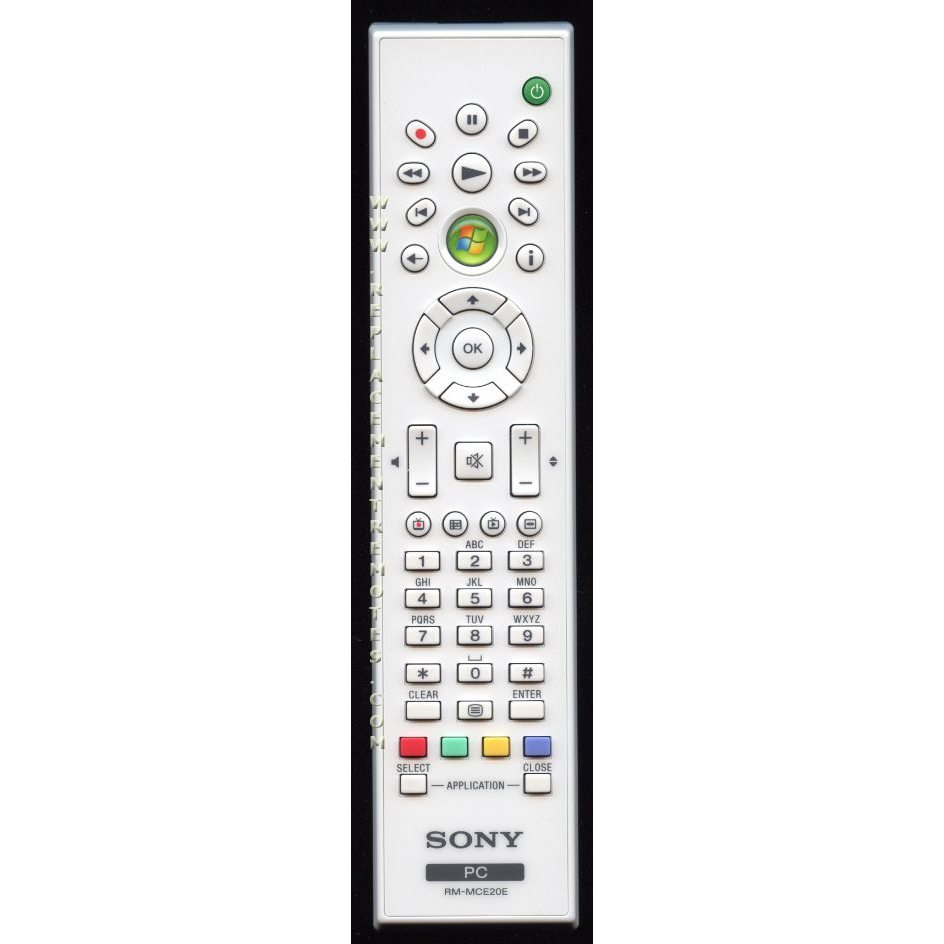 Sony RM-MCE20E Media Remote Control - RMMCE20E