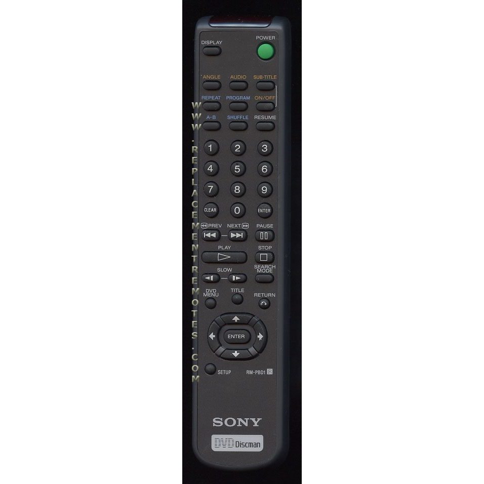 Sony RM-PBD1 DVD Remote Control - RMPBD1