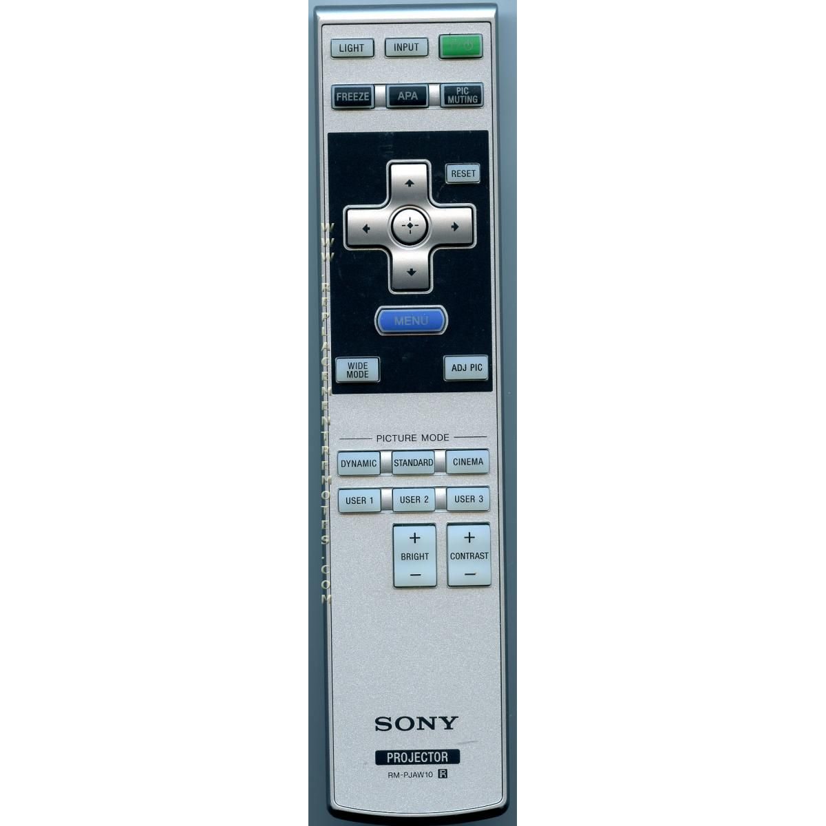 Sony RM-PJAW10 Projector Remote Control - RMPJAW10